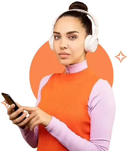 Woman dressed business like